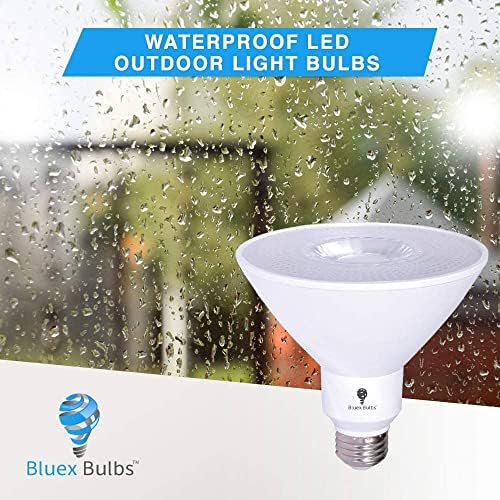 6 Pack High Power Outdoor PAR38 17W 170Watt Equivalent 1700 Lumens LED Dimmable Flood Light Bulb Waterproof E26 4000K Cool White LED Flood Light Bulbs Security Backyard Garage Led Spotlight Bulbs - Image 4