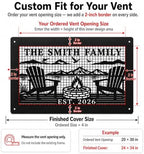Custom Metal Air Return Vent Cover Decorative,Custom Name Size Color - Image 7