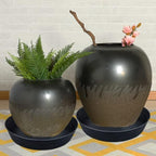 LWALRS Plant Saucer 18 Inch, Extra Large Planter Saucer 2 Pack, Plastic Plant Saucers for Indoors and Outdoors, Plant Pot Saucers, Drainage Tray for 16, 17, 18 in Planters - Image 5