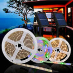 Solar LED String Lights Outdoor, Warm White 3500k, Solar Powered Garden Strip Lighting for Patio, Yard, Wedding and Party Decoration - Image 5