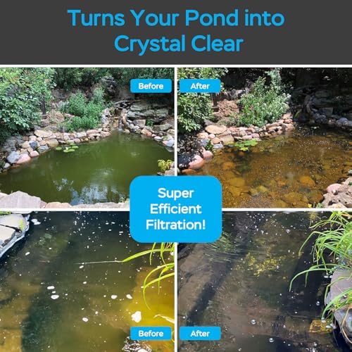 AquaMiracle Pond Filter with Fountain Kits & Remote Control LED Lights - Image 4
