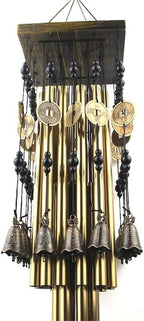 Outdoor Indoor Metal Tube Wind Chime with Copper Bell Large Windchimes for Patio Garden Terrace - Image 6