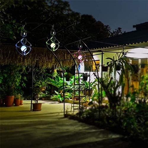 Ulalaza Solar Wind Chime Outdoor LED Color Changing Solar Lights Romantic Décor for Patio Garden Yard Home (Colorful) - Image 6