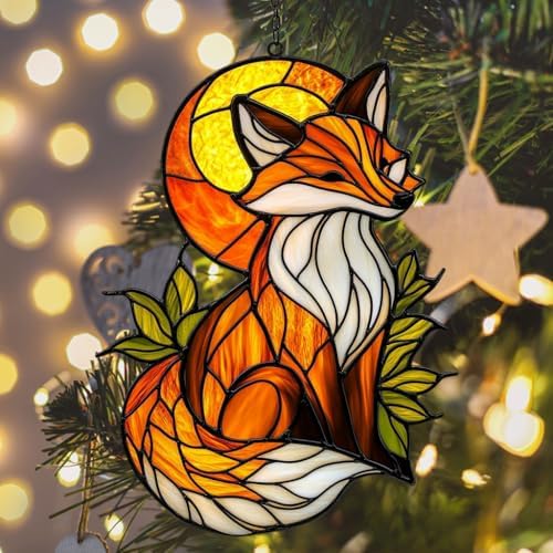 Fox Acrylic Suncatcher - Image 6