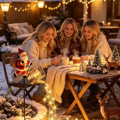 Christmas Solar Kettle Lights, Garden Lawn Decorative Lights - Image 3