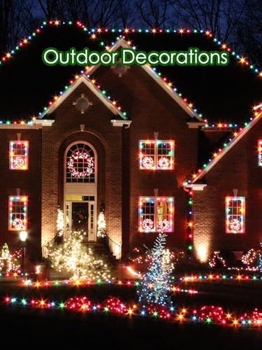SUNSGNE Christmas Pathway Lights Outdoor, 38FT Colored Christmas Lights with 25 C9 Multicolor Bulbs and 25 Plastic Stakes for Walkway Sidewalk Driveway Lawn Yard Path Garden Decor - Image 6