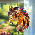 Radiant Horse Mosaic Effect Acrylic Suncatcher by AVAGAN