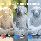 OLOMA Heavy Concrete Meditating Dog Garden Sculpture Solid Stone Statue Durable Outdoor Indoor Lawn Patio Landscape Accent Statement Piece - Image 4