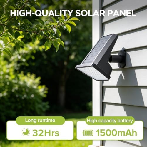 UME 6 Packs Solar Spot Lights Outdoor Waterproof, 28 LED 7500K Solar Powered Landscape Pathway Lights, Dusk to Dawn Solar Spotlights for Garden, Yard, Lawn, Walkway, Driveway - Image 4