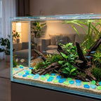 300pcs Glow in Dark Resin Pebbles, for Garden Aquarium - Image 6