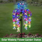 Wisteria Flower Solar Garden Stakes Pathway Lights,Yard Decorations Outdoor - Image 4