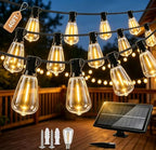 Solar Lights Outdoor, 40FT ST38 LED IP65 Waterproof Patio Lights by Unknown