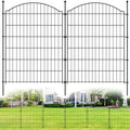 Decorative Garden Fences 40in x 24ft, 10 Pack Outdoor Fencing Animal Barrier Dog Border, Metal Wire Fence Panels for Garden Decor, Flower Bed Edging Borders for No Dig Patio Yard by CASIMR