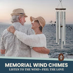 Woodstock Chimes Fleur de lis Wind Chime for Outside, Medium Silver 31" Windchime Tuned to La Marseillaise France's National Anthem ADFL1 - Image 5