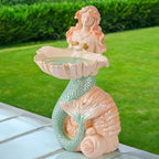 Teaeeno Outdoor Mermaid Decor Garden Statues with Solar Lights,Art Mermaid Figurine,Mermaid Decor for Home,Solar Lawn Ornament,Animal Solar Outdoor Decor - Image 5