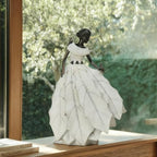 DiliComing Fairy Garden Statue Maiden Home Decoration 14.5 Inch Table Decor - Image 5
