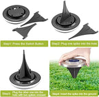 Solar Ground Lights,10 LED Solar Garden Lights Disk Lights Outdoor Waterproof Landscape Lights for Yard Walkway Patio Lawn Driveway Decoration,8LED,8pcs (10led 10pcs) - Image 7