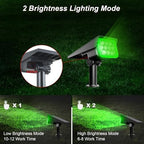 LED Solar Outdoor Garden Spotlights, IP65 Waterproof, Powered Security Landscape Lights, Auto On/Off,In-ground/Wall Lamp for Garden/Patio/Driveway/Pond/Deck(Green,1PCS(3w-5.5V)) - Image 5
