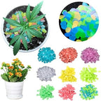 Glow in The Dark Pebbles 200 Pcs Glow in The Dark Garden Pebbles Stones Rocks for Yard and Walkways Decor Fairy DIY Decorative Luminous(Yellow) - Image 2