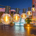 GPATIO Outdoor String Lights, 50FT G40 Bulbs Shatterproof Patio Lights, Waterproof Dimmable Hanging Outdoor Lights, Connectable LED Outside Lights for Backyard Yard Gazebo Porch Party by AddforPatioMakeover