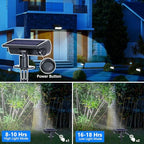 Toodour Solar Spot Light Outdoor, 4 Pack Solar Lights Outdoor with 2 Modes - Image 2