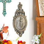 Sungmor Gold Cast Iron Wall Plaque - Classical Lady Relief in French Style - Image 6