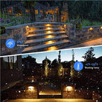LED Hardscape Lighting,1.5W Outdoor Step Lights,AC/DC 12V Low Voltage IP67 Waterproof Retaining Wall Lights,Stainless Steel Warm White Paver Wall Light in Garden Pathway Step Stairs (8 Pack) - Image 2