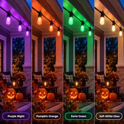 Halloween Outdoor String Lights - Patio Lights Outdoor Waterproof - Image 3