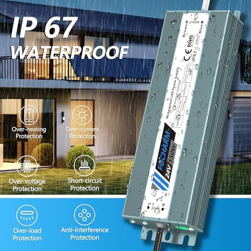 LED Power Supply 100W: AC100-264V to 24V DC 6.3A IP67 - Image 6