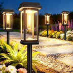Solar Pathway Lights Outdoor, 8 Pack Upgraded Solar Garden Lights Solar Powered, Solar Lights Outdoor Waterproof IP65, 15 Hours Outdoor Solar Lights for Yard Patio Landscape Walkway Driveway Decor by TuyLuxeHome
