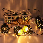 Vigdur Lantern String Lights, 10 G40 Bulbs Star String Lights, 11FT - Image 3