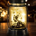 kyoryuger Boston Terrier Gifts for Women/Men Boston Terrier Solar Lanterns Mom Birthday Dog Lovers Lantern Pet Loss Dog Memorial Lights Solar Garden Decor for Yard, Patio,Backyard,Porch Torches Light by kyoryuger