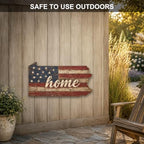 Pennsylvania Home State Shape Sign – Vintage Flag Metal Wall Art - Image 4