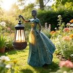 Sheaifun Solar Garden Fairy Statue Outdoor Decor for Outside with Lights - Image 2