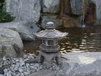 Amazing Pagoda Lantern Outdoor Statue Zen Garden Decor Concrete Japanese Stone Lantern Chinese Pagoda by Unknown