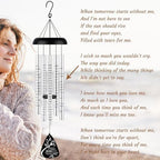 Fabuday 32'' Sympathy Wind Chime Memorial Gift for Loss of Dad Mom Cardinal - Image 6