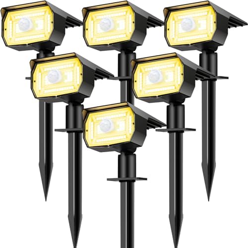 nipify Solar Lights Outdoor Waterproof, Motion Sensor Spot Landscape Light by Nipify