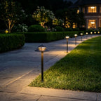 GOLDEN STAR Low Voltage Pathway Lights, 2W 70LM 12V Two-Tier Pagoda Landscape Lighting, 2700K Warm White Outdoor Walkway Garden Lights with Connectors and Stakes, 2 Pack 9128-21601-G02 - Image 5