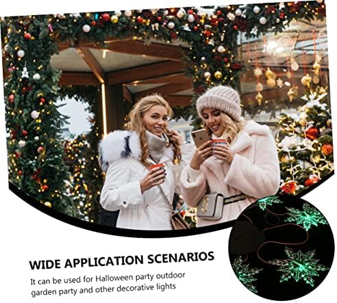 2pcs Color Changing Solar Led Snowflake Wind Chime Light for Decoration Wind Bell Light Holiday Present for Friends Family - Image 6