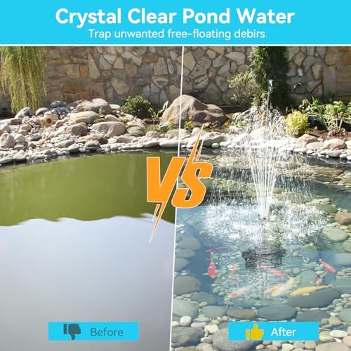 Antfraer Pond Filter with Pump Kits, Pond Filters for Outdoor Ponds Built In 660GPH Pond Pump, Pond Filter Box Suitable for Garden, Fountain, Pond, Animal Sink, Waterfall, Aquarium-Corded Electric - Image 2