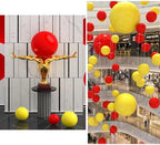 25cm/10 inch Garden Sphere Mirror Gazing Ball,Yellow Stainless Steel Polished Reflective Smooth Hollow Globe Ball,Durable Colorful and Shiny Decorations Addition to Garden Patio Yard Home - Image 3