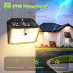 [12 Packs] Solar Motion Lights Outdoor, Ultra Bright Solar Fence Lights with Motion Sensor, IP65 Waterproof Security Light 3 Modes, 270° Lighting Angle, Wall Lights for Deck Patio Fence Garage Door - Image 6