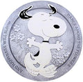 Roman Snoopy Dance Stepping Stone Peanuts, 12-inch Diameter, Resin, Stone Mix, Home, Garden, Outdoor by Roman