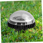 4pcs LED Solar Garden Lights Outdoor Lawn Landscape Ground Disc Lamps Warm Light Waterproof Solar-Powered In-ground Lighting for Patio Pathway - Image 6