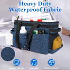 Joe & JoseRin Hot Tub Chemical Storage Bag, Pool Cleaning Caddy Tool Organizers Bag, Essential Spa Accessories with Pockets Handle, Heavy Duty Multifunctional Storage Garden Carry Tote Bag - Image 4