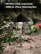 LEONLITE 12-Pack LED Low Voltage Landscape Path Lights, 12-24V AC/DC, 5000K - Image 4