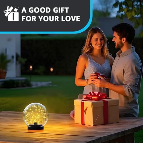 uuffoo 2-Pack Solar Floating Pool Lights Ball Solar Powered LED Flickering that Float Globe Lights Water-Resistant IP66 for Swimming Pool Decor Pond Garden Party - Image 6