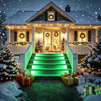 Solar Stair Lights 8 Pack,Solar Step Lights IP68 Waterproof Green - Image 5