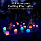 LOFTEK 3-inch Floating Pool Lights, Rechargeable LED Ball Light w/Remote - Image 4
