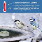 Bird Bath Heater Thermostatically Controlled Full Coverage De Icer for Winter Outdoor Fountain Water Heating - Image 5